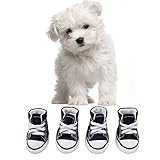 KEESIN Puppy Haustier Hund rutschfeste Leinwand Sport Schuhe Outdoor Sneaker Stiefel Causal Schuhe, Gummi Sohle + Soft Cotton Inner Stoff (#2, Blau)