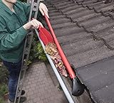 Westfalia Dachrinnen Reinigungs - Set 5 teilig mit Schaufel, Schaber und 3 Steckstiele