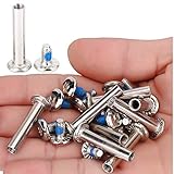 VGEBY1 10Pcs Skating Inliner Schrauben, Inline Skate Rad Schraube Eisen Ersatz Skate Radachse Inline Rollen Schraube(31mm)