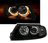 AD Tuning GmbH & Co. KG 960388 Angel Eyes Scheinwerfer Set, Klarglas Schwarz