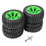 VGEBY RC Autoreifen, RC Drift Reifen Set 1:12 Offroad Car Felgen RC Gummireifen Fit für WLtoys 12428 WLtoys 12427