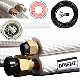 2x 20m Mono Split und Multisplit Kupferleitungen für 9000 und 12000 BTU Klimaanlage Klimagerät Komplett-Set (2x20m für 9/12000 btu)