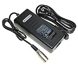 Ladegerät für Akku 36V 10,4Ah Lithium Ionen Ersatzbatterie Rahmenakku für E-Bike Pedelec Elektrofahrrad z.B. Prophete, Real, Zündapp, Batavus, Mifa