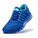 ONEMIX Herren Laufschuhe Mode Sport Turnschuhe Atmungsaktiv Straßenlaufschuhe für Fitness im Fitnessstudio 1155 Himmelblau 45