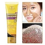 100ml Mask, 24K Gold Facial Tearing Abziehen feuchtigkeitsspendende Maske, Whitening Poren Reinigung Gesicht Kaviar Maske Hautpflege für alle Hauttypen