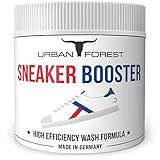 Sneaker Reiniger | Schuhdeodorant | Schuhcreme farblos | Schuh-Pflege & Schuh-Reinigung | Sneaker Cleaner & Refresher & Schuh Wachs EINZELN & ALS SPARSET | URBAN Forest (250ml Sneaker Booster)