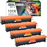 Cool Toner Remanufactured Tonerkartusche for für HP 131X 131A CF210X CF210A für HP Laserjet Pro 200 Color MFP M276nw M276n M251n M251nw M276 M251, 128A CE320A CM1415FN CP1525N, 125A CB540A CP1215