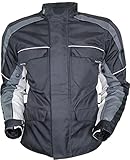 MDM Motorrad Textil Jacke (Winddicht und Wasserabweisend) (L)