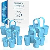 NASOX© Schnarchstopper - Verbessertes Konzept 2020 I Neuartige Nasenklammer & Nasenspreizer I Hilfsmittel gegen Schnarchen I Nasendilatator I Anti-Schnarch-Hilfe für ruhige Nächte I 8er Set