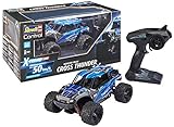 Revell Control 24831 X-Treme schneller RC Truggy Cross Thunder, 2.4 GHz, proportional, 4WD Allrad, geländegängig, bis zu 50 km/h ferngesteuertes Auto, Blau