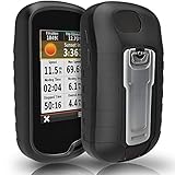 TUSITA Hülle für Garmin Oregon 600 600t 650 650t 700 750 750t - Schutzhülle aus Silikon - Handheld GPS Zubehör (SCHWARZ)