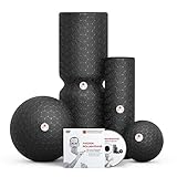 Liebscher und Bracht Set: Faszienrolle und Faszienball (je 2 Stück) zum Faszien Training von Muskeln, Bindegewebe und Stoffwechsel mit Übungen auf DVD