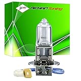 Akhan 30168 - Halogen Lampe H3 12 V 55 W PK22S für Nebelscheinwerfer Fernlicht Abblendlicht Tagfahrlicht