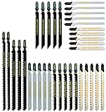 Saxton Stichsägeblätter-Set T144D T101B T101BR T111C T101AO T118G T744D T344D Holz & Metall Fit Bosch, Dewalt, Makita etc.