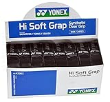 Yonex Basisgriffband Hi-Soft GRAP Black Grips Tennis Badminton Squash: :12 Stück