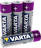 VARTA Lithium AA Mignon LR6 Batterien (4er Pack) - ideal für Digitalkamera Spielzeug GPS Geräte Sport- und Outdoor-Einsätze