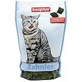 beaphar Zahnies für Katzen | Knusprige Katzen Leckerlies | Fördert die Zahnhygiene | Ohne Zuckerzusatz | 1er Pack(1x150 g)