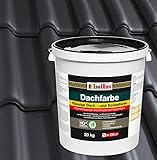 Dachfarbe Sockelfarbe Dachbeschichtung Dachlack Dachsanierung Polymermembran 20 kg Anthrazit