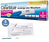 Vorteilspack - Clearblue Schwangerschaftsfrühtest mit Wochenbestimmung, eindeutige digitale Ergebnisse + 5 x One Step ultraempfindliche Schwangerschaftstests Frühtests
