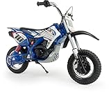 INJUSA - Motorrad Batterie 24V für Kinder 6 bis 12 Jahre mit verstärktem Chassis, Gummiräder, progressiver Beschleunigung im Handgriff und Sattel