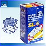 ATE Bremsflüssigkeit DOT4 SL6 5-Liter DOT 4 5L SL 6 Kanister SL.6 5 Liter