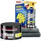 detailmate Versiegleung Set: Soft99 Rain Drop Bazooka, 300ml - Sprühversiegelung für Lack, Scheinwerfer, Glasoberfläche, Reifen, Chrom, Kunststoff (außen), Felgen + Premium Mikrofasertuch
