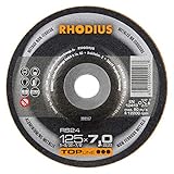 Rhodius RS24 Schruppscheiben 125 x 7,0 mm für ALU/NE-Metalle 25 Stück