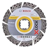 Bosch Professional Diamanttrennscheibe Best (Universal, X-LOCK, Ø125 mm, BohrungsØ: 22,23 mm, Schnittbreite 2,4 mm)