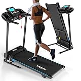 Kinetic Sports KST2900FX Laufband klappbar | 750 Watt leiser Elektromotor | Extra breite 40 cm Lauffläche | 16+1 Trainingsprogramme | GEH- und Lauftraining | bis 10 km/h | LCD Display | bis 120 kg