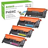 Aztech Kompatibel für Samsung CLT-P404C für Samsung Xpress C480W C480FW C430W C480 C430 Samsung SL-C480FW SL-C480W SL-C430W SL-C480 SL-C480 SL-C430 Toner CLT-K404S CLT-Y404S CLT-C404S CLT-M404S