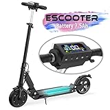 MARKBOARD Elektro Scooter Faltbar City Roller Elektroroller 7,5 Ah Langlebig Akku, 350W bis 30 Km/h 8 Zoll Fahrzeug Klappbar Elektroscooter E Roller Scooter