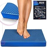 MesseNeuheit 2020! 2in1 Balance Pad + Akupressur Noppen, XXL Balancekissen für Ihr Gleichgewicht & Förderung der Durchblutung. Rehabilitation,Physio & exzellentes Training! BPX100 - inkl. Übungsposter
