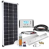 Offgridtec Premium-L 100W 12V Wohnmobil Solaranlage 002710 mit 20A Laderegler und LCD Display
