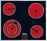 Miele KM 6012 herdgesteuertes Elektro-Kochfeld / Glaskeramik / Breite: 57,4 cm, HiLight-Beheizung, Restwärmeanzeige