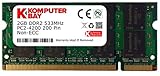Komputerbay 2GB DDR2 533MHz PC2-4200 PC2-4300 DDR2 533 (200 PIN) SODIMM Laptop-Speicher