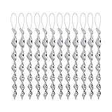 Gutyan Vogelscheuche reflektierendes Vogelabwehr Reflektierende Windspirale für Gärten Gewächshaus Docks und Boote 12Pcs 30cm Vogelschreck zur Vogelabwehr