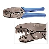 BGS 1419 Kabelschuhzange mit Ratschenfunktion Crimpzange Presszange