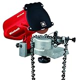 Einhell Sägekettenschärfgerät GC-CS 85 (Schleifscheibe, Tiefenbegrenzung, Kettenspannvorrichtung, präzise Schleifwinkeleinstellung)