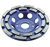 Diamant-Schleiftopf 125x22,23mm Diamanttopfschleifer Schleifscheibe Beton Naturstein Estrich Mauerwerk Universal Twin Speed