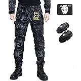 WorldShopping4U Herren-Kampfanzughose mit Kniepolster M T