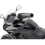 Drive Motorradabdeckung Motorradplane Motorradgarage Lenkerstulpen Windbreaker, ideal bei Wind und Wetter, schützt Hände vor Kälte und Regen, Schwarz/Grau, universal passend für Roller und Motorräder