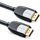 deleyCON 3m DisplayPort zu DisplayPort Kabel FullHD 1080p 3D HDCP - DP (20 pin) Stecker auf DP (20 pin) Stecker - Mac PC Notebook Monitor Grafikkarte