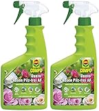 Compo Duaxo Rosen Pilz-Frei AF, Bekämpfung von Pilzkrankheiten an Rosen, Zierpflanzen und Kräutern, Anwendungsfertige Handsprühflasche, 1500 ml