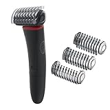 Remington Body Groomer FLEX BHT100, bewegliche Folien, Nass- und Trockenanwendungen, schwarz/rot