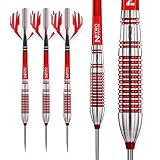 RED DRAGON Reflex 24g - Tungsten Darts mit Flights und Schäfte (Steel Dartpfeile)