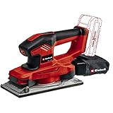 Einhell Akku-Schwingschleifer TE-OS 18/230 Li Solo Power X-Change (Li-Ion, 18 V, 230x115 mm Schleiffläche, Drehzahlelektronik, Micro-Klett, inkl. 3x Schleifpapier, ohne Akku und Ladegerät)