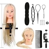 Kopf Friseur Praxis Training Kopf Natürliche Haarkuren Training Kosmetologie Puppe + Braid Set Tool(1 #)