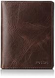 Fossil Herren Derrick ML3686 Geldbörse, Braun (Dark Brown 201)