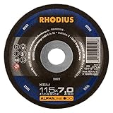 RHODIUS Schruppscheiben Stahl KSM Ø 115 mm für Winkelschleifer Schleifscheibe 5 Stück