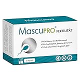 MascuPRO® Fertilität Mann - Fruchtbarkeit - Spermienproduktion + 60 Kapseln + L-Carnitin, L- Arginin, Zink + Vitamine Mann Kinderwunsch